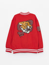 LCW Thick Tiger Red Baseball Jacket 13428