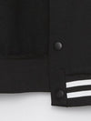 LCW Thick Positive Black Baseball Jacket 13429