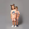 HT Train Peach Shirt Shorts Set Minor Wrinkles 13491