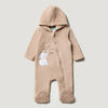 Ackermans Elephant Fur Babygrow Brown 13246