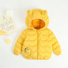 Dinosaur Yellow Hooded Puffer Jacket 13144