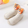 Lion Grey Silicone Socks Shoes 2702 E