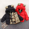 Black Gold Black Hooded Puffer Jacket 13315