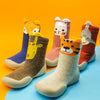 Girrafe Brown Silicone Socks Shoes 2702 F