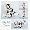 Cow Costume Mustard Quilted Romper Onesie Suit #12452