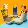 Girrafe Brown Silicone Socks Shoes 2702 F