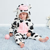 Cow Costume Mustard Quilted Romper Onesie Suit #12452