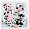 Cow Costume Mustard Quilted Romper Onesie Suit #12452