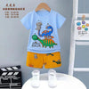Dinosaurs Blue Summer Short and Shirt Set 12992