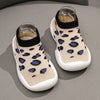 Leopard Beige Silicone Socks Shoes 2711 C