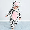 Cow Costume Mustard Quilted Romper Onesie Suit #12452