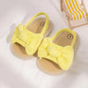 Yellow Bow Prewalker Sandal 2725 B