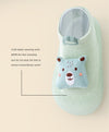 Bear Pistachio Silicone Socks Shoes 2608 B