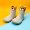 Lion Grey Silicone Socks Shoes 2702 E