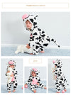 Cow Costume Mustard Quilted Romper Onesie Suit #12452