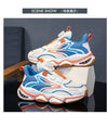 Easywear Rotating Laces Blue White Jogger Shoes 2593 C