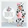 Cow Costume Mustard Quilted Romper Onesie Suit #12452