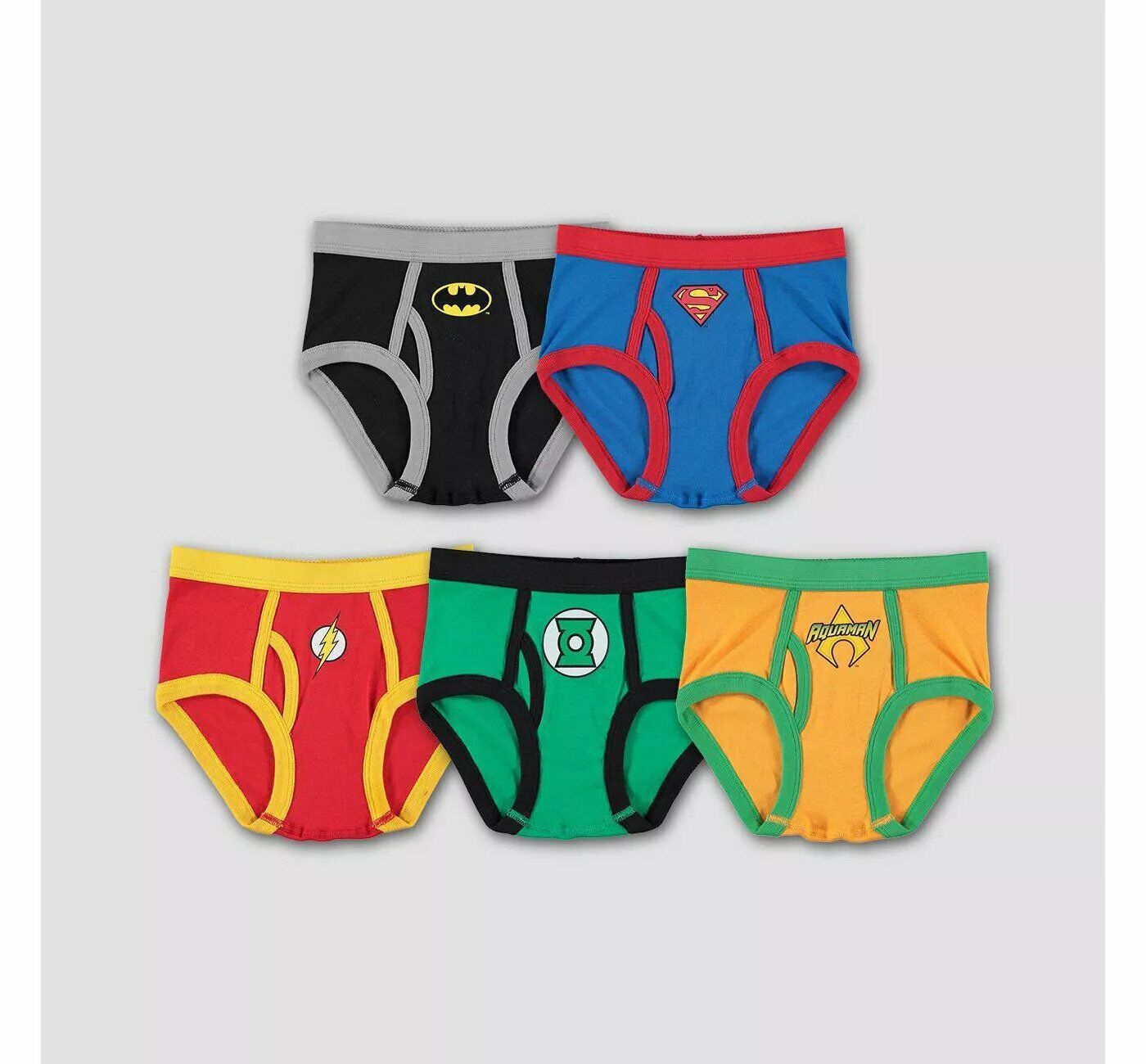 DC Pj Mask Justice League Mix Pack of 5 Underwear 12213, MamasLittle