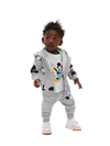 HM Mickey Hoodie Trouser Shirt Grey Tracksuit Set 13418