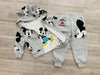 HM Mickey Hoodie Trouser Shirt Grey Tracksuit Set 13418