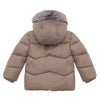 Rokka Rolla Thick Sherpa Lined Fur Trim Hooded Puffer Jacket 13169