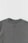 ZR Quilted Black Sweatshirt 11028