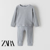 ZR Silver Grey Waffle Texture Rib All Weather Tracksuit 11380