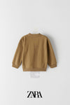 ZR Camel Soft Fleece High Neck Sweatshirt 11196