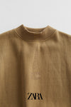 ZR Camel Soft Fleece High Neck Sweatshirt 11196