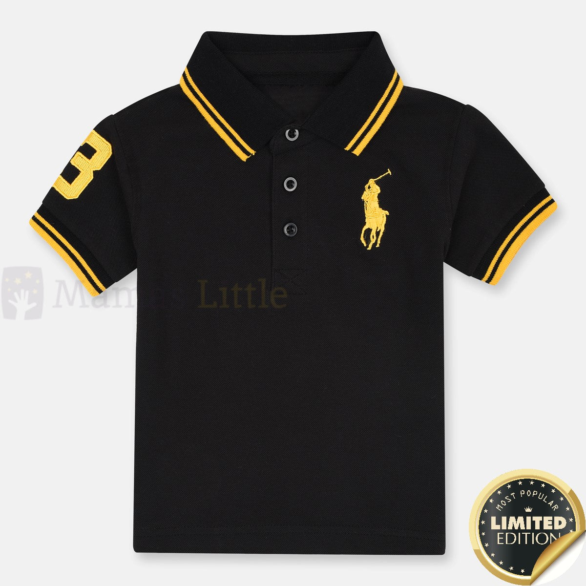 Black big pony polo sales
