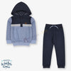 LEE Melange Blue Hooded Tracksuit 11058