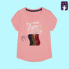 NUT Retro Camera Flag Sequence Pink Shirt 10270