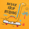 ML Never Stop Rolling Yellow Shirt 7630