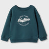 MN G Newyork Embroided Teal Unisex Fleece Sweatshirt 11369