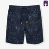 CRT Blue Elastic Waist Cotton Shorts 10372