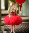 Cupcake Ruffles Pageant Red Dress 10415