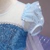 Frozen Blue Fairy Frock with Long Tail 11808