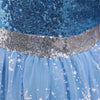 Frozen Blue Fairy Frock with Long Tail 11808