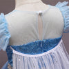 Frozen Blue Fairy Frock with Long Tail 11808