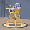 Baby High Chair Navy With Deattachable Wheels