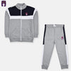 ML Blue Stripes Terry Grey Tracksuit 10927