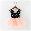 Polka Dots Black Strap Style Frock 12072