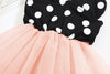 Polka Dots Black Strap Style Frock 12072