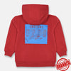 QS Emotions Red Fleece Zipper Hoodie 11521