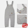 TopoM Patch Grey Knitted Dungaree 11603