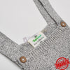 TopoM Patch Grey Knitted Dungaree 11603