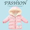 Heart Pop Light Pink Sherpa Layered Fur Hooded Puffer Jacket 9620