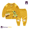 DONG Dino Roar Mustard Knitted Winter 2 Piece Suit 9647