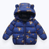 Blue Bear Hooded Puffer Jacket 9736