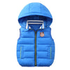 Cow Royal Sleeveless Hooded Puffer Jacket 9750